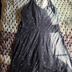 Too Fast Black Constellation Dress